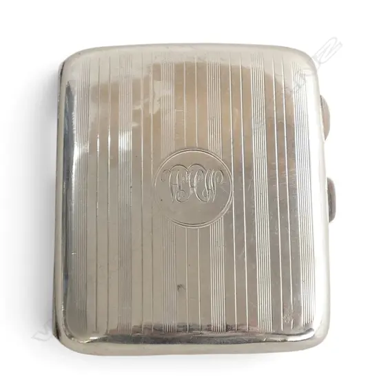 STG SILVER CIG. CASE, BIRIMGHAM 1926, 75gms