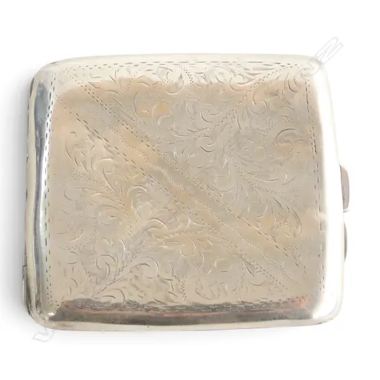 STG SILVER CIG. CASE, BIRMINGHAM 1919, 102gms