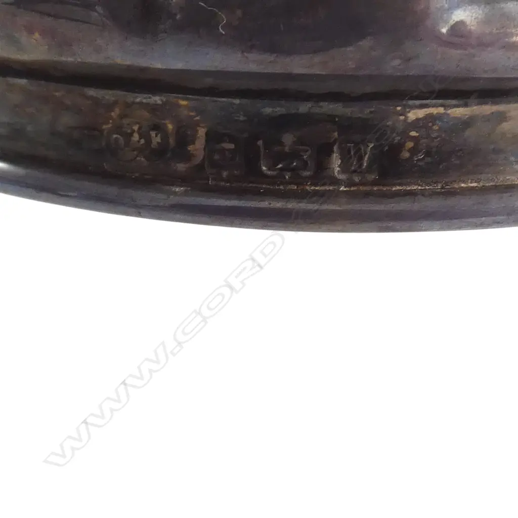 GLASS JAR w. STG SILVER TOP 28gms Image 1++
