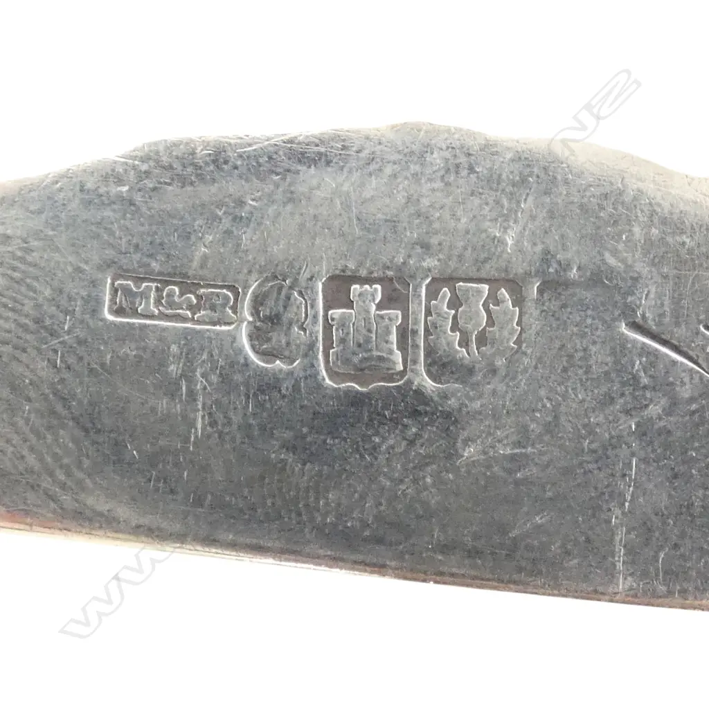 GEORGIAN STG SILVER TABLE SPOON, EDINBURGH, date mark indistinct, 76gms Image 1++