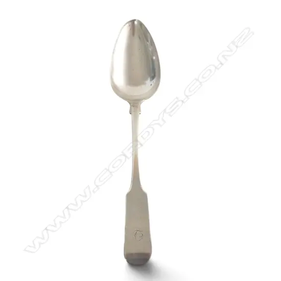 GEORGIAN STG SILVER TABLE SPOON, EDINBURGH, date mark indistinct, 76gms