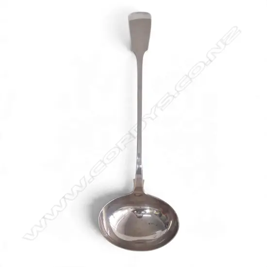 GEORGIAN STG SILVER LADLE, LONDON 1828, 214gms