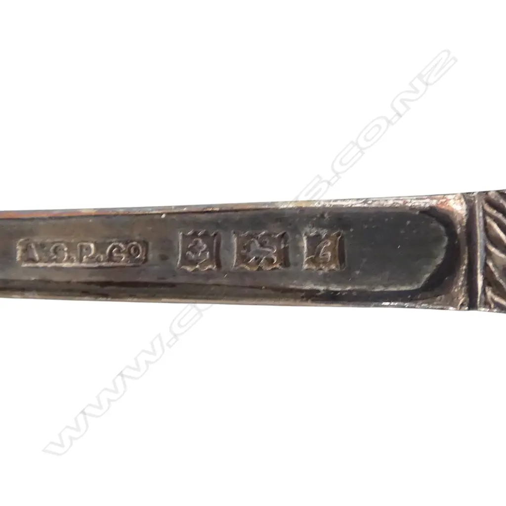 CASED SET OF 6 20thC STG SILVER TEASPOONS 50gms Image 1++