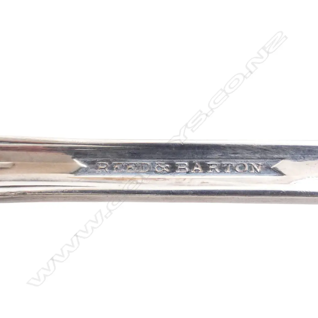 REED & BARTON SILVER PLATE LADLE L.360mm Image 1++