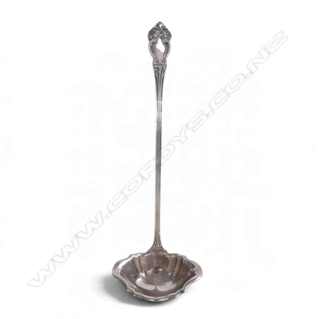 REED & BARTON SILVER PLATE LADLE L.360mm Image 1++