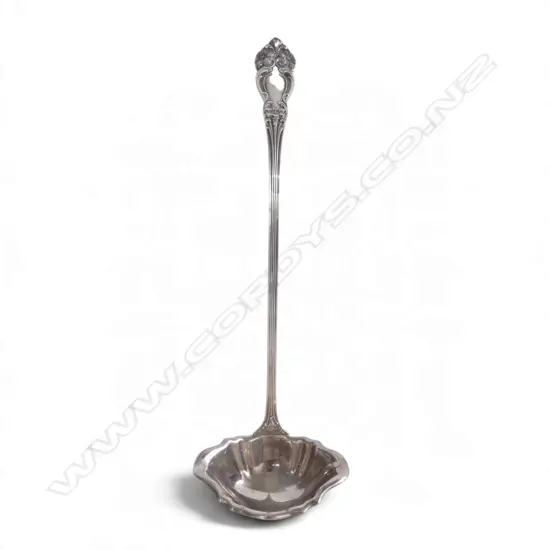 REED & BARTON SILVER PLATE LADLE L.360mm