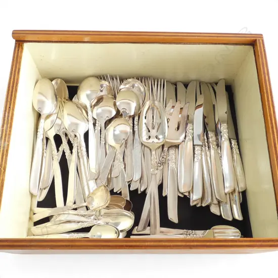 COMMUNITY SILVER PLATE CUTLERY IN BOX