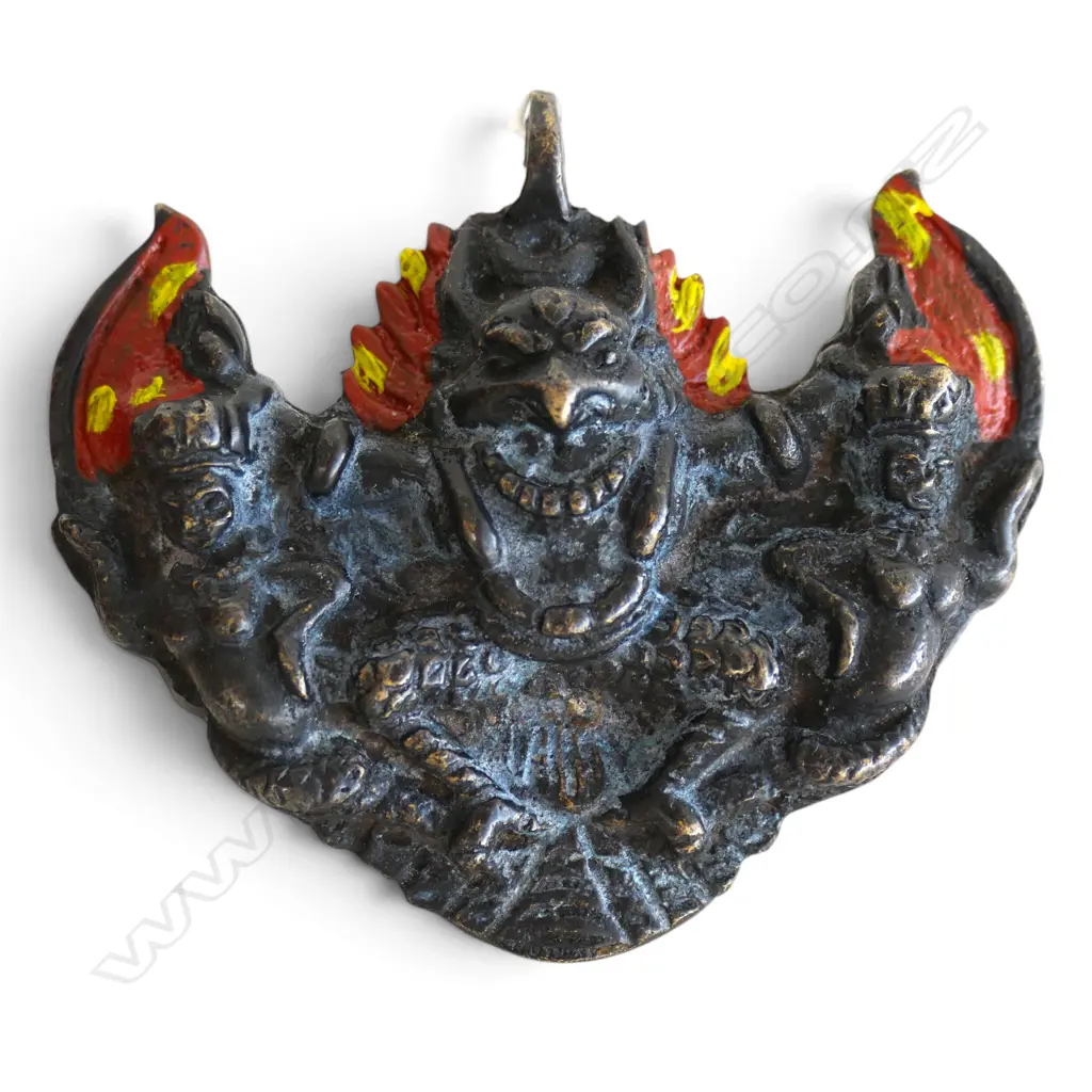 TIBETAN PENDANT W.70mm + OTHER CARVED PCE Image 1++