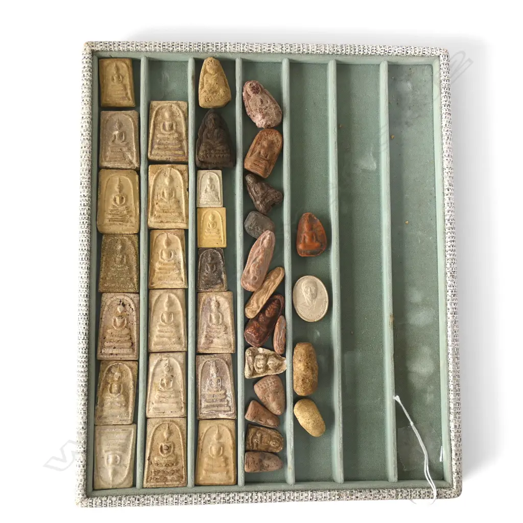 COLLECTION OF SMALL BUDDHIST PLAQUES + 1 CAMEO  Image 1++