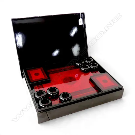 LACQUER TABLE SET W.400mm
