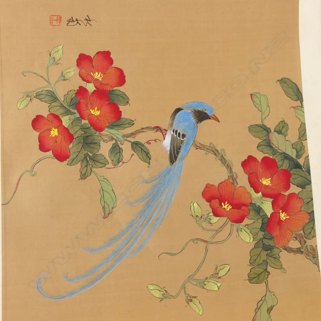 2 ORIENTAL WATERCOLOURS 350x300mm Image 1++