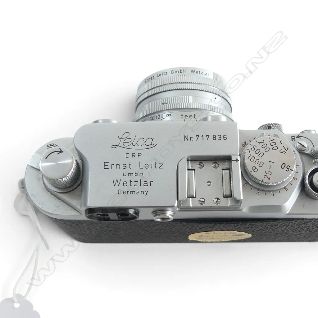 LEICA IIIf rangefinder CAMERA with SUMMICRON F2 5cm screw mount lens Image 1++