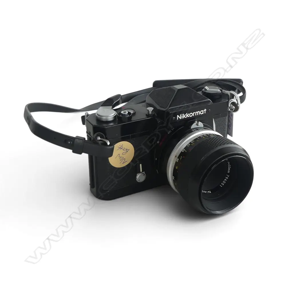 NIKKORMAT 50mm F2 CAMERA with new battery. Working Image 1++