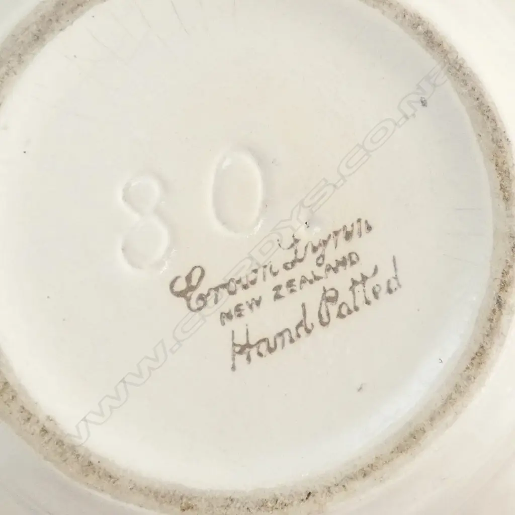 CROWN LYNN HAND POTTED VASE H.100 Dia.160mm Image 1++