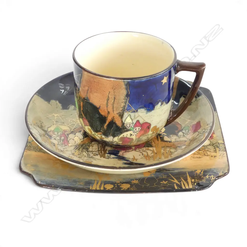 ROYAL DOULTON GNOMES WARE TRIO Image 1++