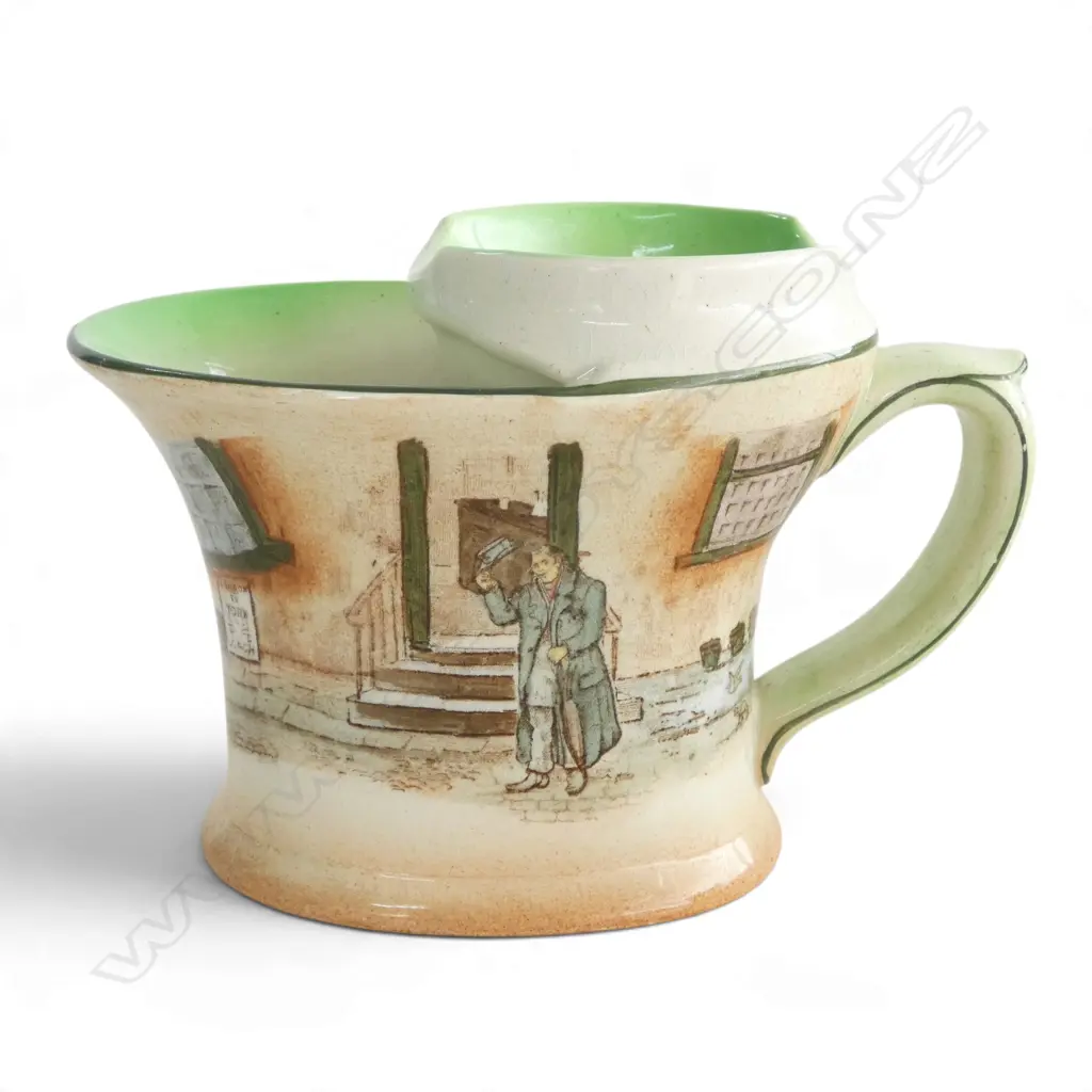 RARE ROYAL DOULTON DICKEN'S WARE SHAVING MUG - RARE SHAPE, H.120x160mm Image 1++