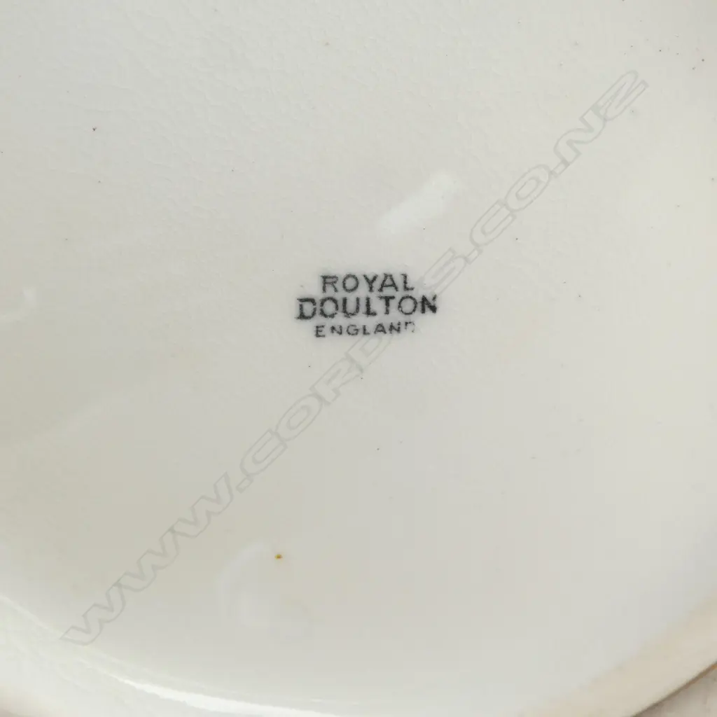 ROYAL DOULTON HANDPAINTED & SIGNED BLUEBELL GATHERERS PITCHER VASE, H.230mm Image 1++