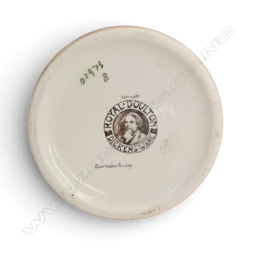 ROYAL DOULTON DICKEN'S WARE HAIR TIDY, H.100mm Image 1++