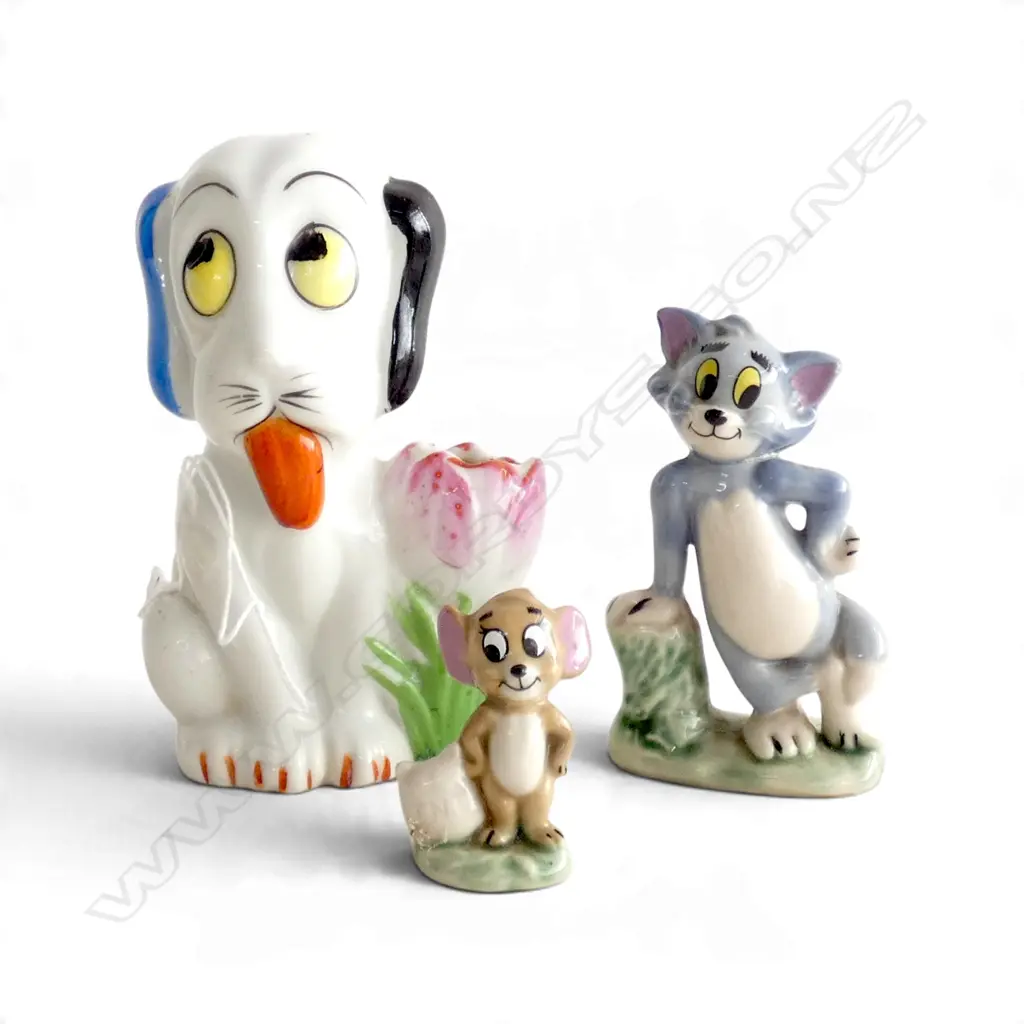 VINTAGE WADE TOM & JERRY + 1940's TOOTHBRUSH HOLDER Image 1++