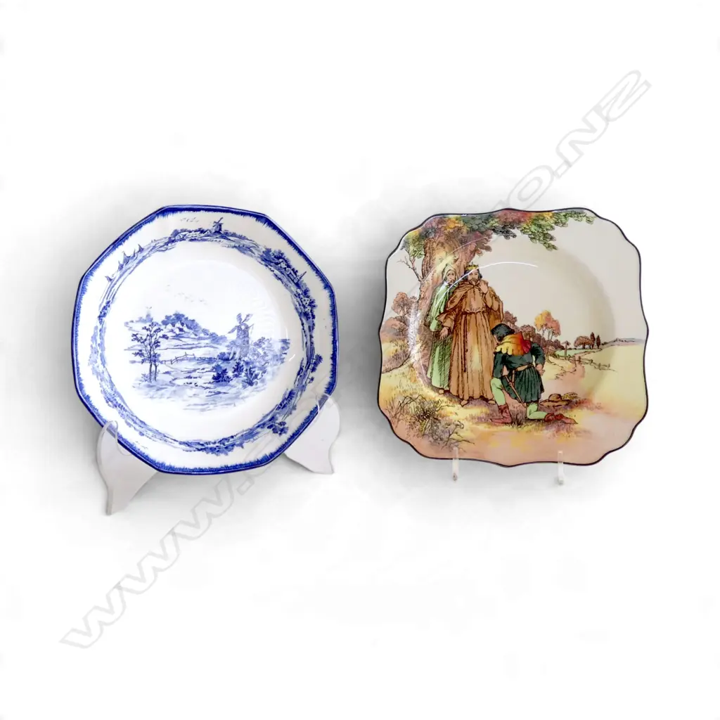 ROYAL DOULTON 'THE GREENWOOD' PLATE & 'NORFOLK' W.200mm Image 1++