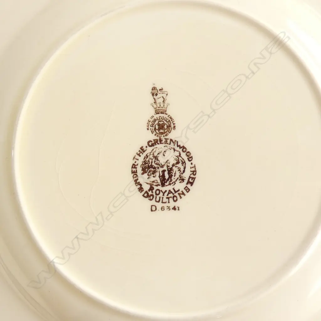 ROYAL DOULTON 'THE GREENWOOD' PLATE & 'NORFOLK' W.200mm Image 1++