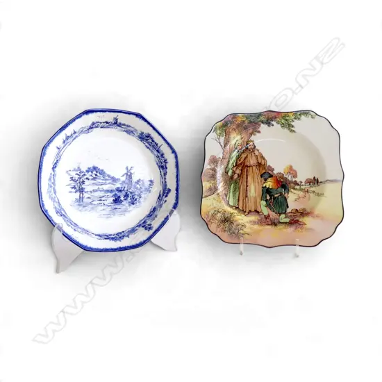 ROYAL DOULTON 'THE GREENWOOD' PLATE & 'NORFOLK' W.200mm
