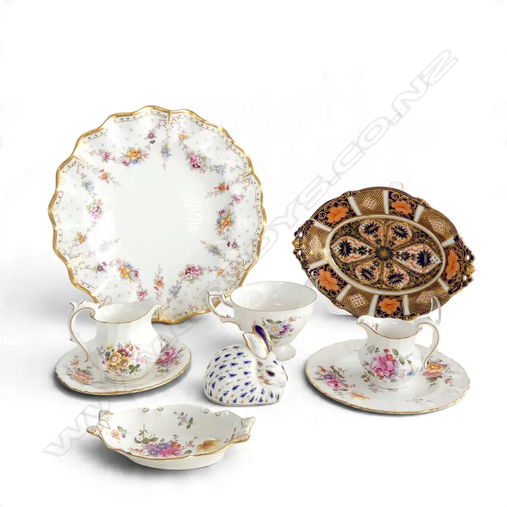 ASST. ROYAL CROWN DERBY CHINA Incl. IMARI DISH W.230mm Image 1++