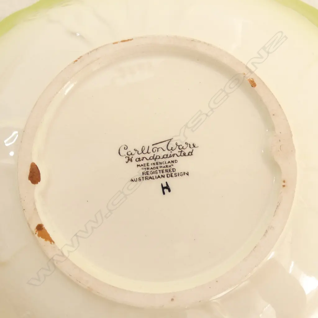 CARLTON WARE LOBSTER BOWL & SAUCE BOAT W.340mm Image 1++