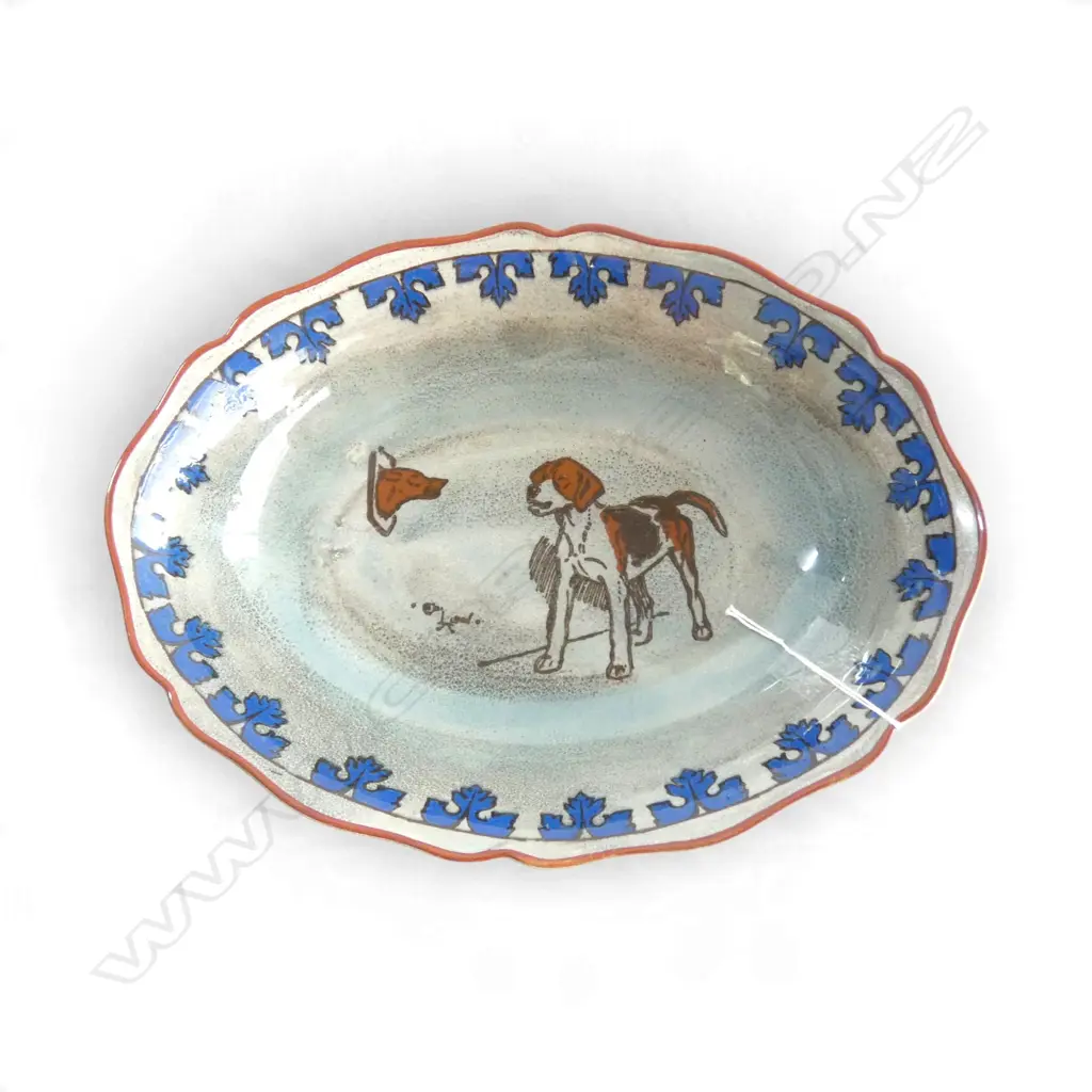 ROYAL DOULTON CECIL ALDIN TITANIAN WARE BOWL W.275mm Image 1++