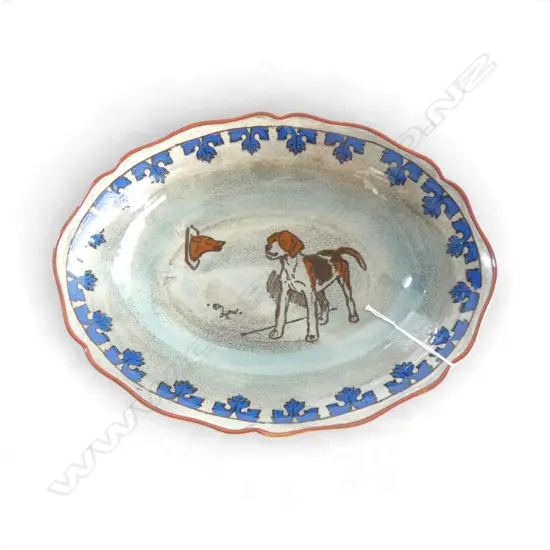 ROYAL DOULTON CECIL ALDIN TITANIAN WARE BOWL W.275mm
