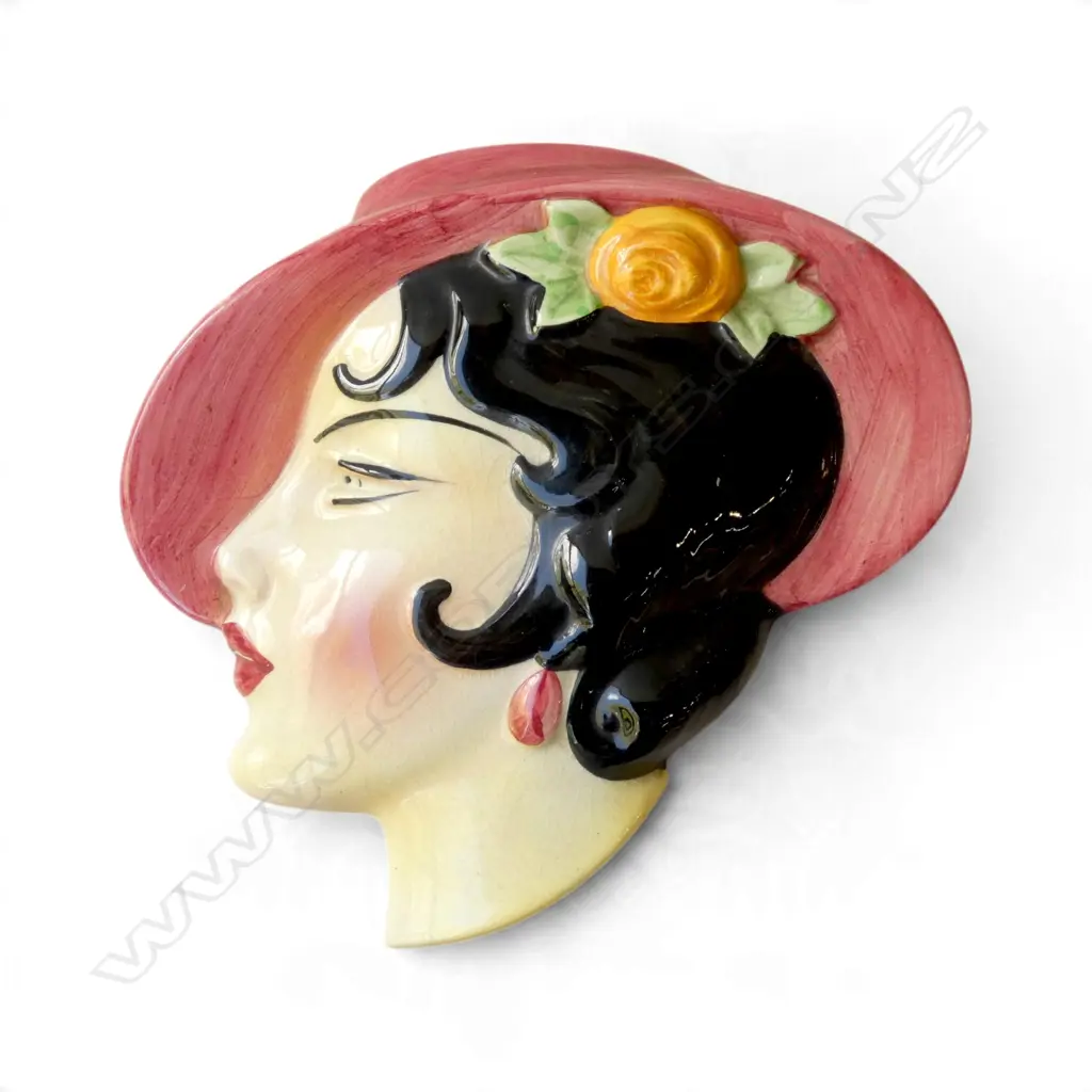 ENGLISH C & Co ENGLISH ART DECO WALL HEAD No. 6 H.180mm Image 1++