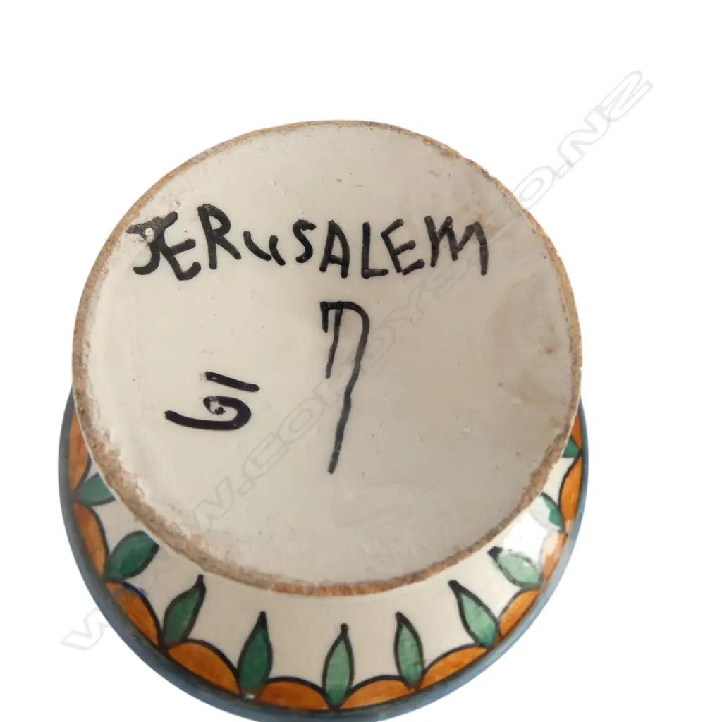 2 RETRO GERMAN VASES H.210mm, 4 PCES JERUSALEM POTTERY, PLASTER RABBIT, TEMUKA KILLEEN PLATE 160x235mm Image 1++