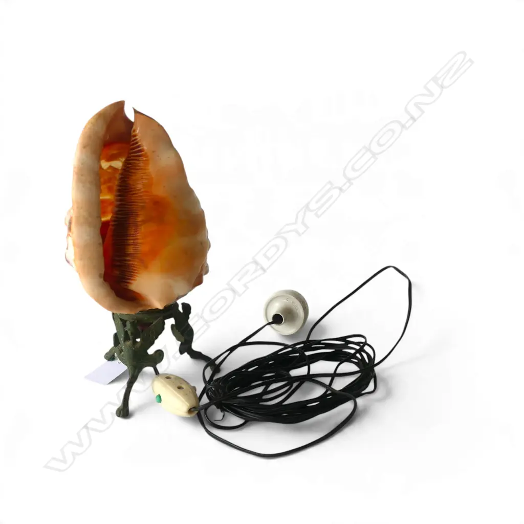 ITALIAN CAMEO SHELL LAMP H.225mm Image 1++