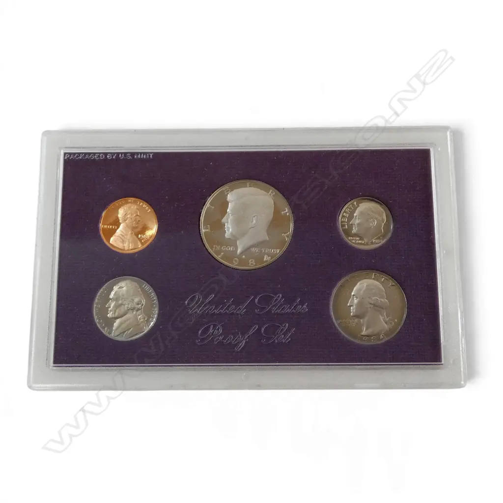 6 UNITED STATES MINT PROOF SETS 1984-1989 in ORIGINAL PACKAGING Image 1++