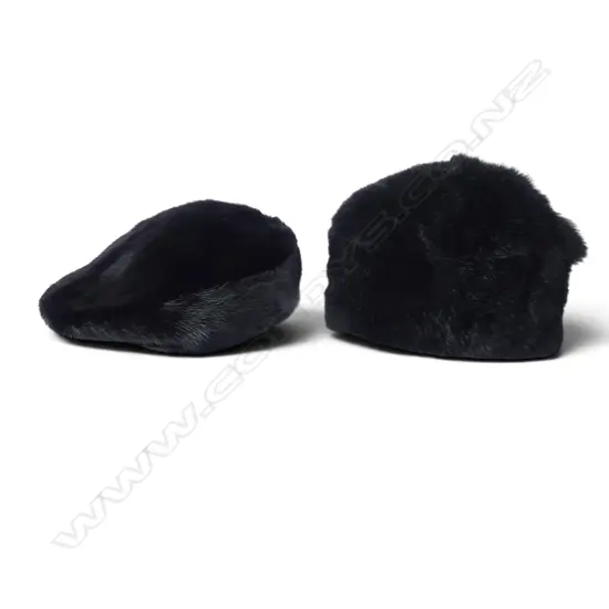 2 VINTAGE FUR HATS; FURICOAT AUCKLAND & CAMARGUE