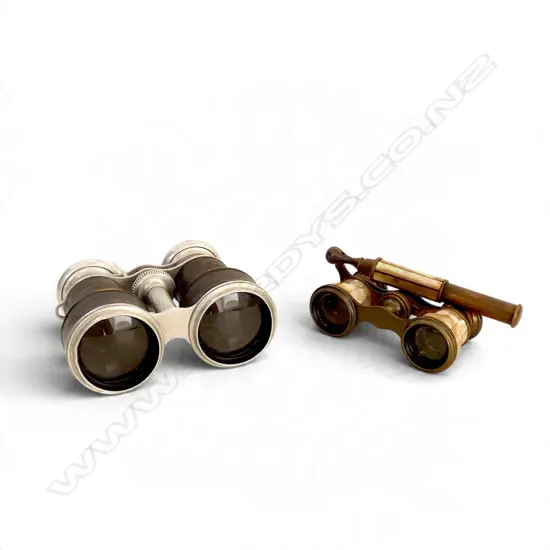 PR VINTAGE MOP OPERA GLASSES + PR BINOCULARS 