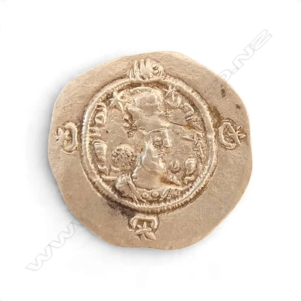 HORMIZD IV 570-590 AD SILVER DRACHM. SASSANIAN EMPIRE Image 1++