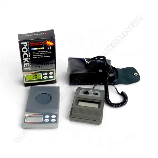 DIGITAL SCALES, LUX METER