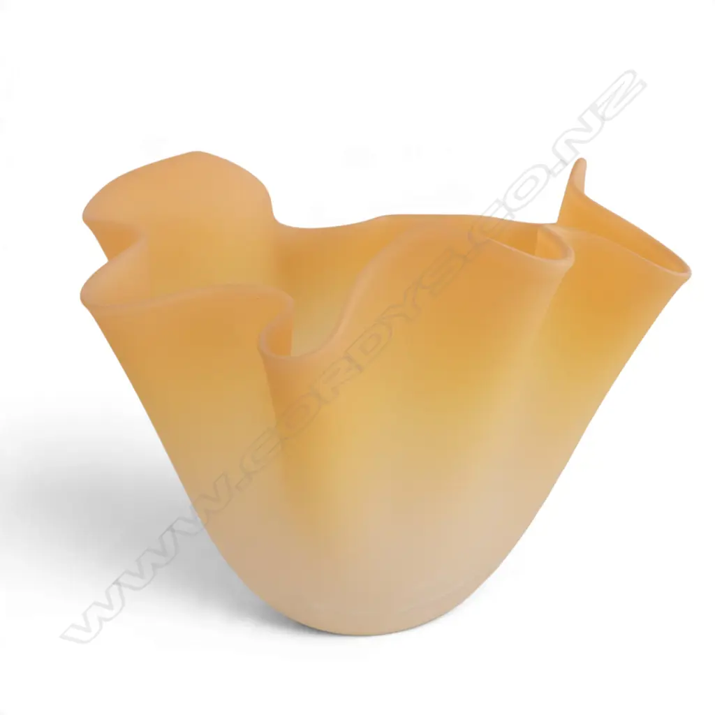 FROSTED ART GLASS VASE H.220mm Image 1++