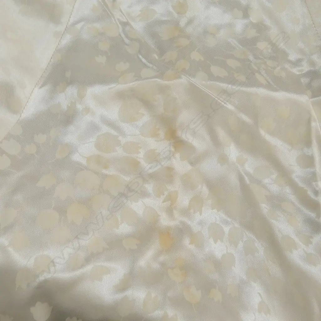 1930s WEDDING DRESS, SOME FAINT MARKS Image 1++