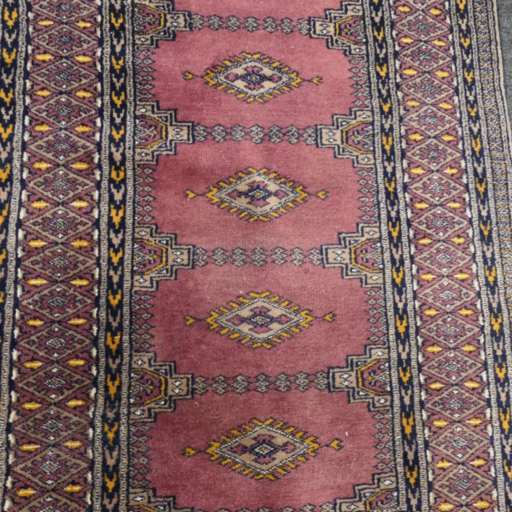 HAND KNOTTED WOOL PILE RUG 1300 X 770mm  Image 1++