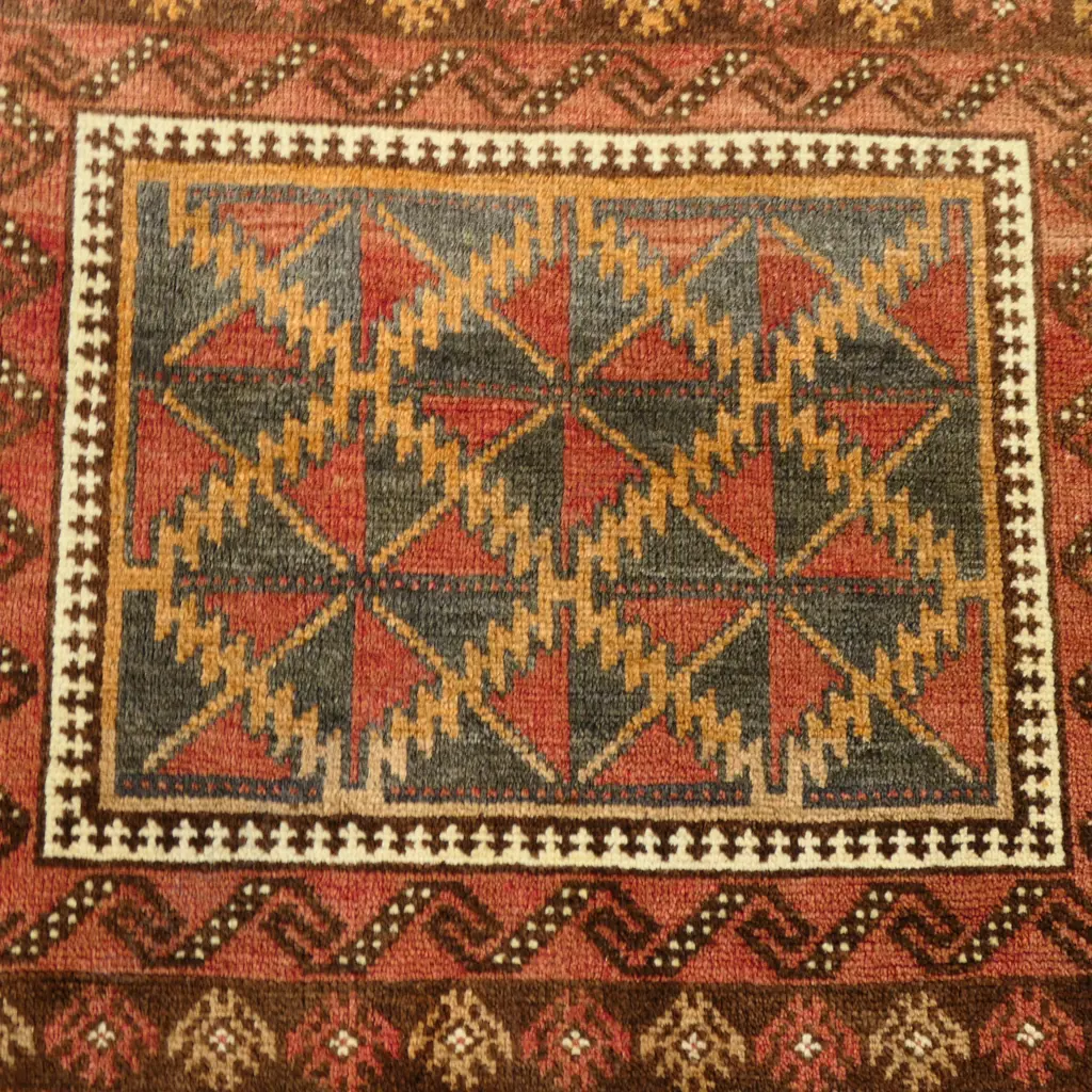 HAND KNOTTED AFGHAN TRIBAL DOUBLE SADDLE BAG with tassel fringe. 1400 X 700mm  Image 1++