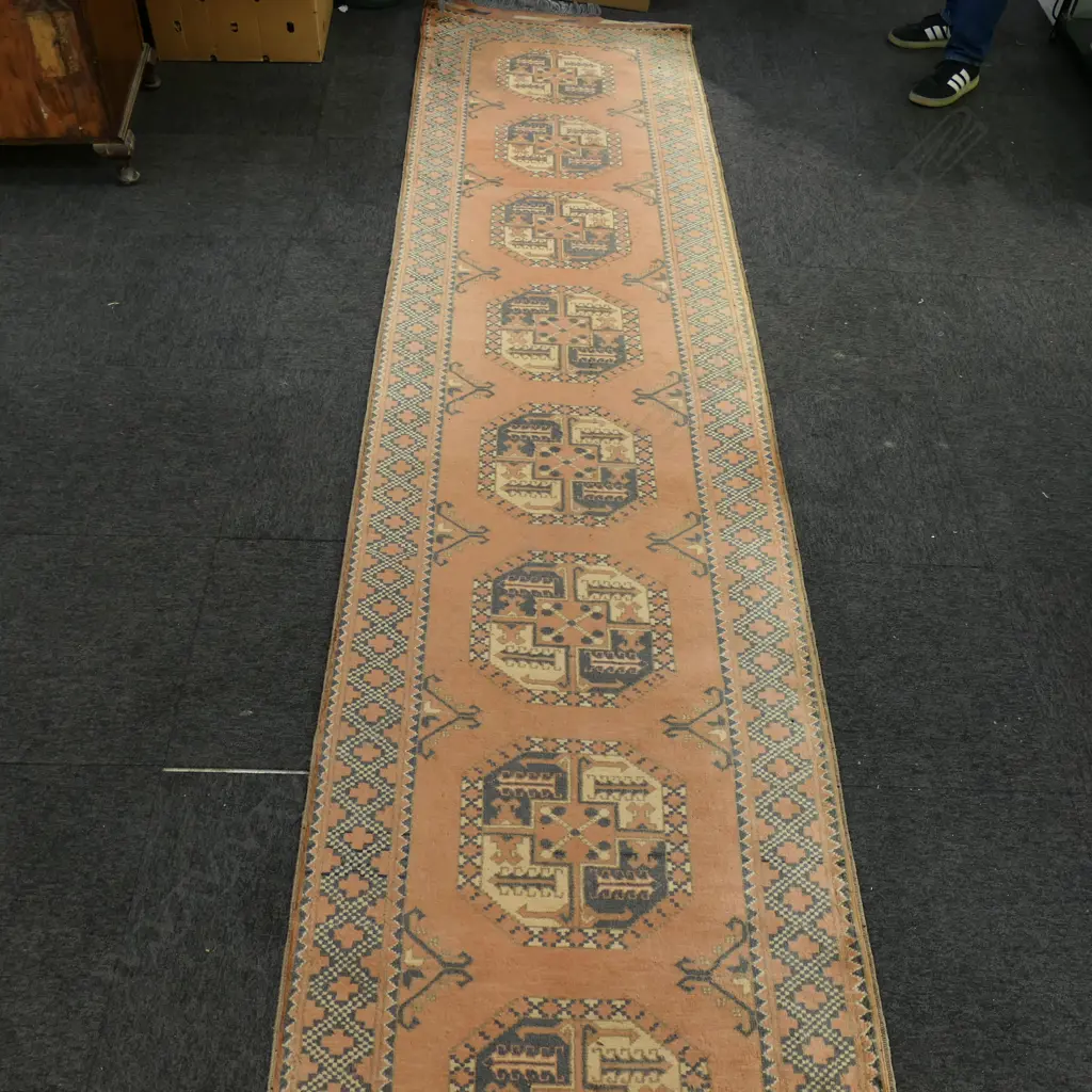 FADED PERSIAN RUNNER 4200x880mm Image 1++
