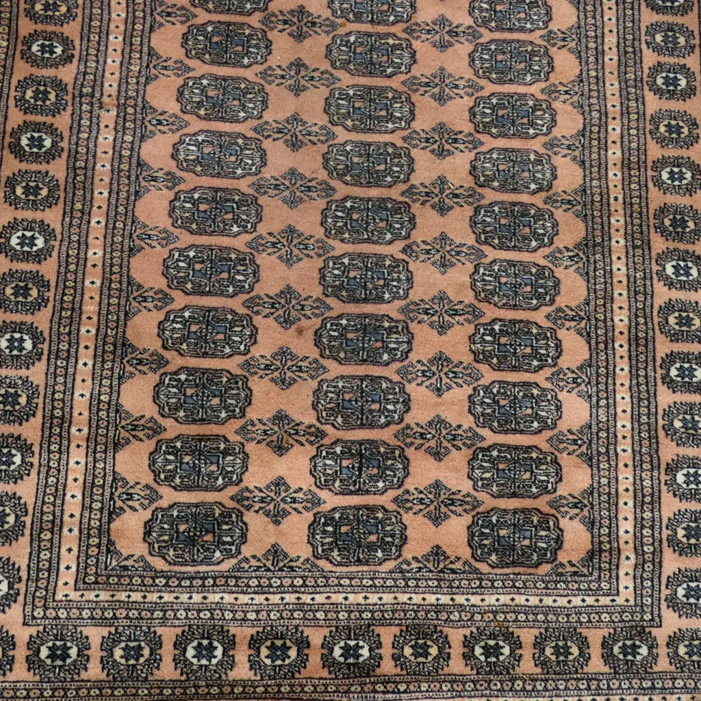 HAND KNOTTED WOOL PILE RUG 1830x1270mm Image 1++