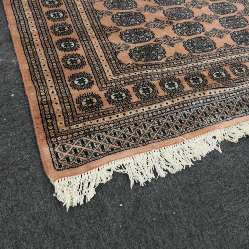 HAND KNOTTED WOOL PILE RUG 1830x1270mm Image 1++