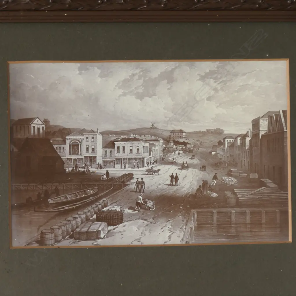 FOUR FRAMED DECORATIVE PRINTS AFTER PATRICK HOGAN. DETAILED DESCRIPTIONS WRITTEN IN ORIGINAL HAND VERSO 300 X 1000MM    Image 1++