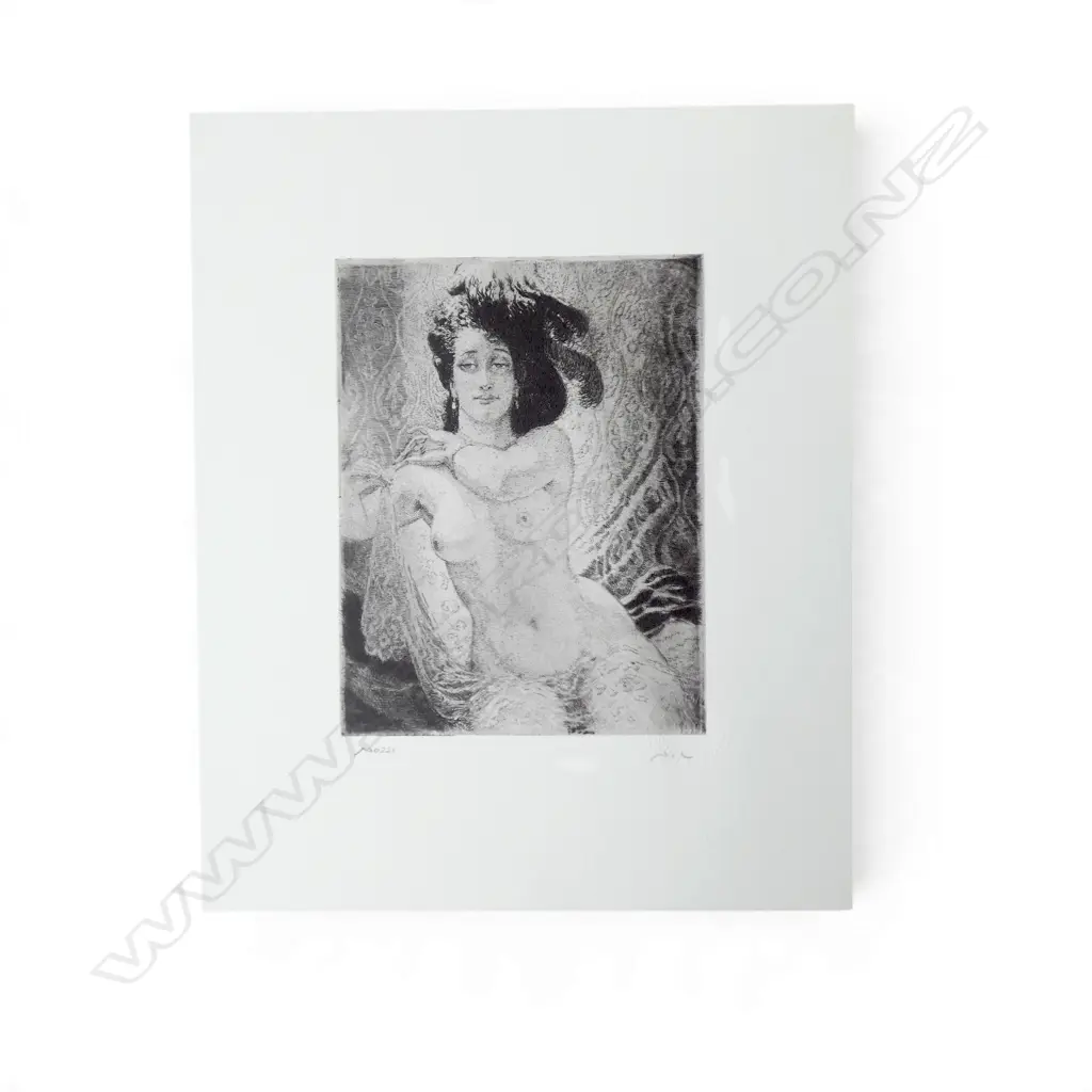 NORMAN LINDSAY FACSIMILE ETCHING 'RITA' (with authentication certificate) Image 1++