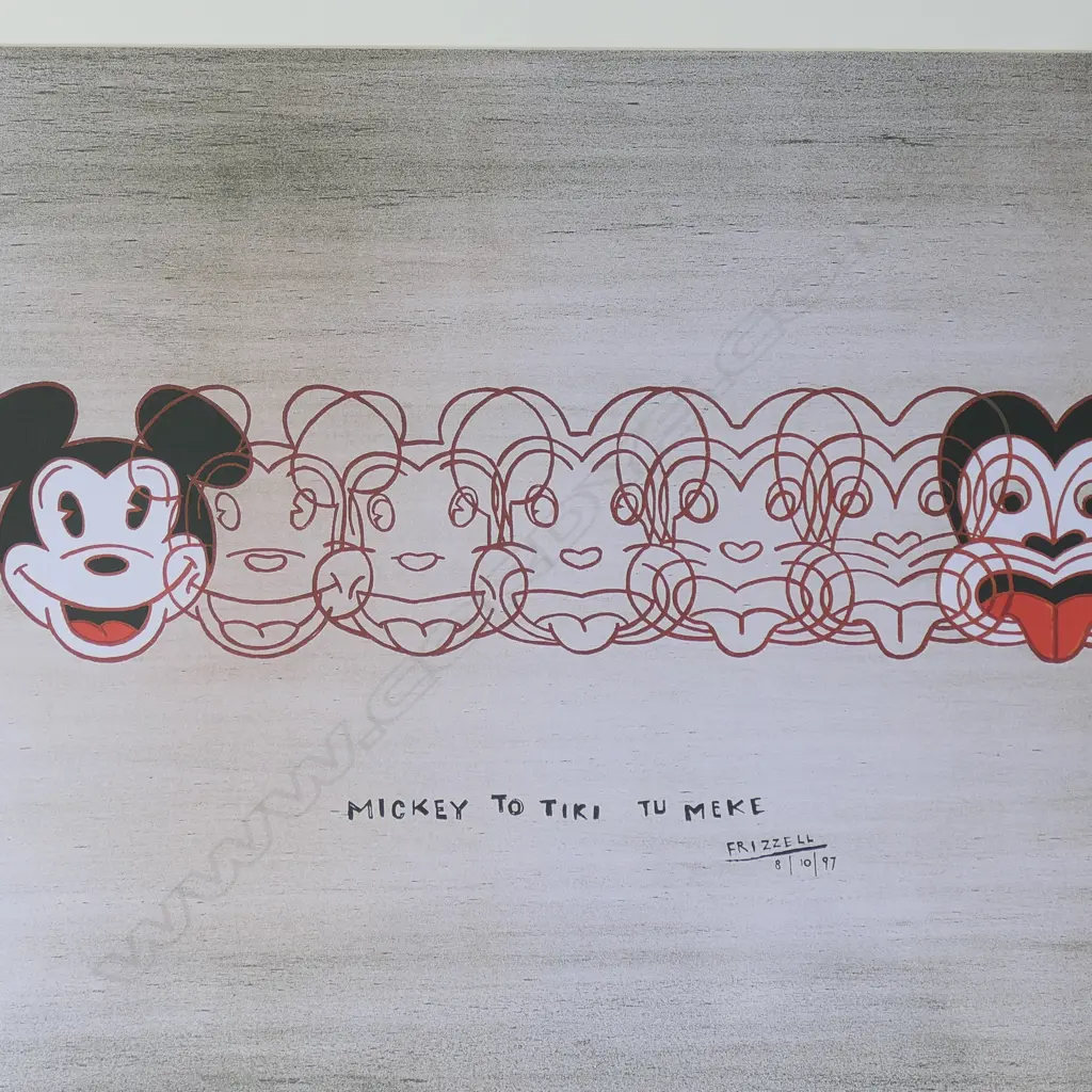 DICK FRIZZELL 'MICKEY TO TIKI TU MEKE' POSTER PRINT 465x715mm Image 1++