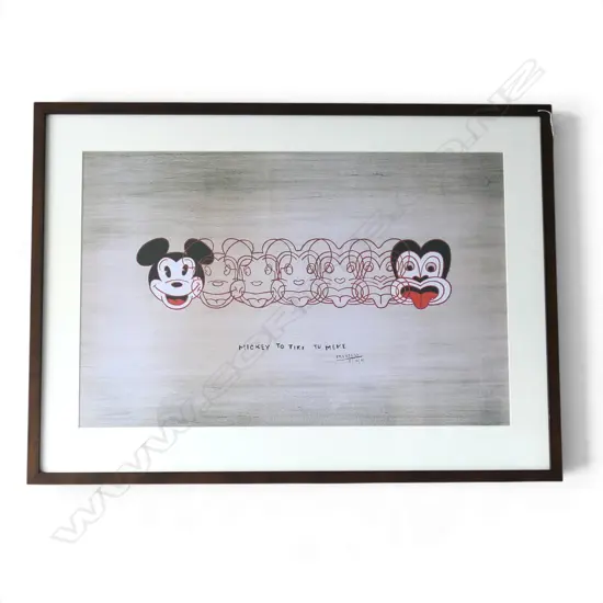 DICK FRIZZELL 'MICKEY TO TIKI TU MEKE' POSTER PRINT 465x715mm