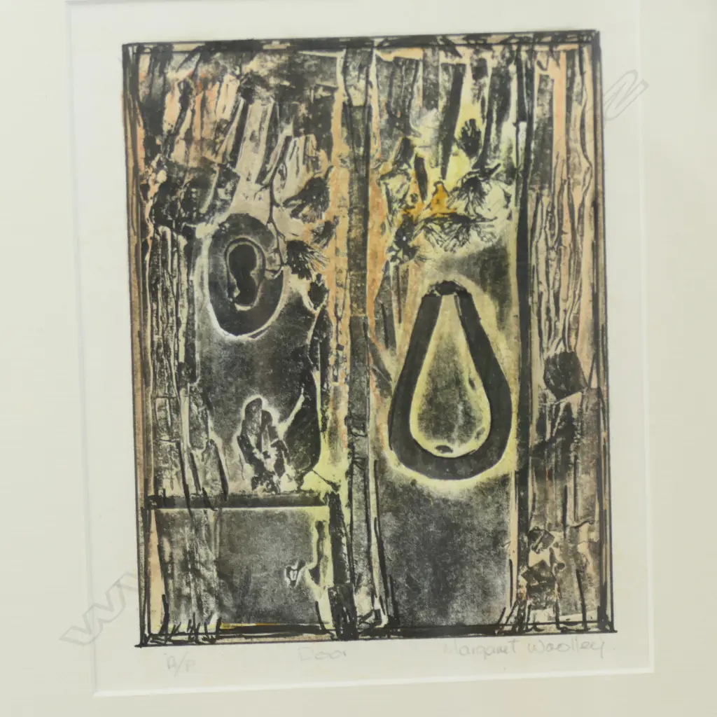 MARGARET WOOLEY, DOOR, ETCHING A/P, 140 X 110MM Image 1++